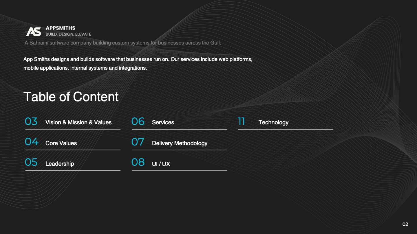 Company profile page 2
