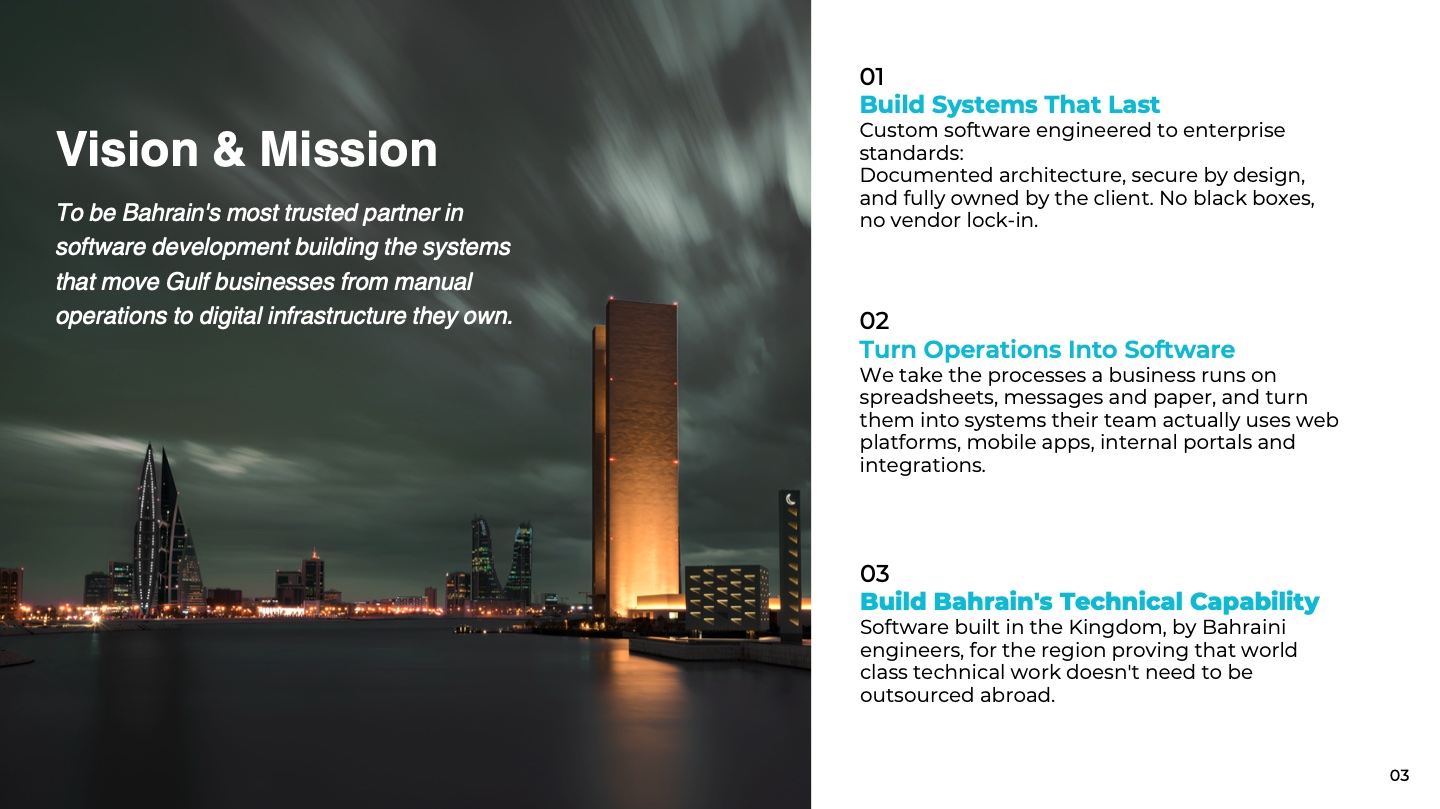 Company profile page 3